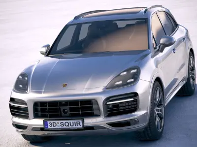 Porsche Cayenne Hybrid 2018 3D model