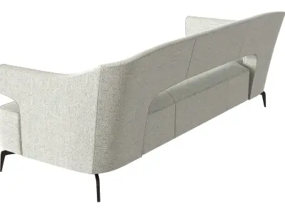 Minerva Sofa Holly Hunt 3D model
