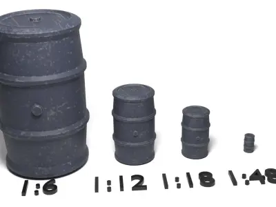Hyperdrive Coolant Barrel 1-18 scale Kenner Hasbro Free 3D print model