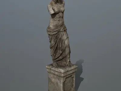 Venus  de  Milo Low-poly 3D model