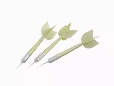 Dart 03  Low-poly 3D model