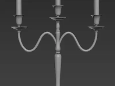 candlestick candle holder Free 3D model
