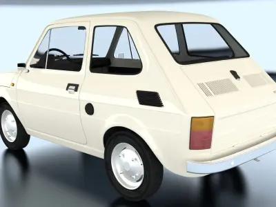 Fiat 126p 1978 3D model