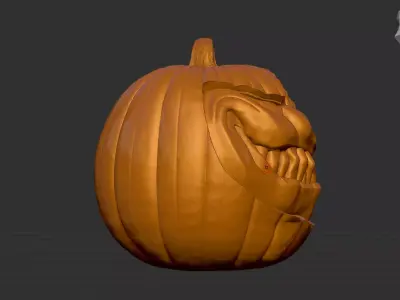 Halloween Pumpkin 3D Model for Printing 3D print model