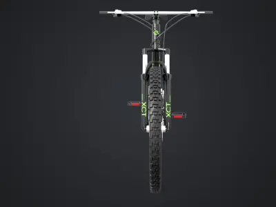 Mountain Bike Low-poly 3D model