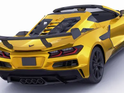 Corvette ZR1 Coupe C8 2025 3D model