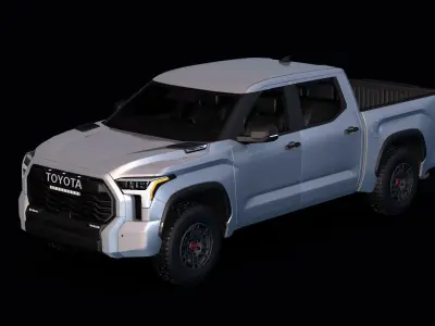 2022 Toyota Tundra Low-poly 3D model