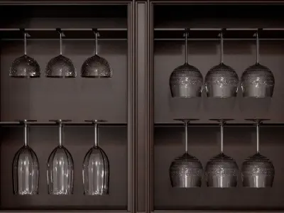 Decorative set Rose 3D model