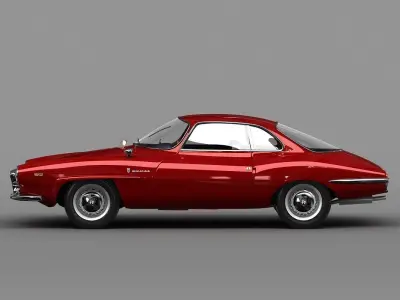 Alfa Romeo Giulia SS 1963 3D model