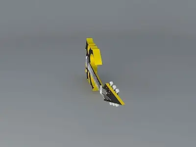 Gods of METAL guitar Free 3D model