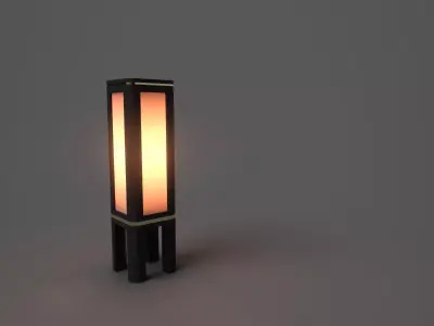 Modern Minimalist Decorative Lamp Free low-poly 3D model