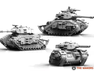 Universal Guard - Light Battle Tank 3D print model