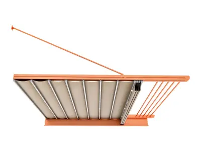 Motorized Pergola 1 Copper 3D model