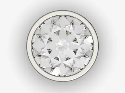 Diamond pendant circle  3D print model