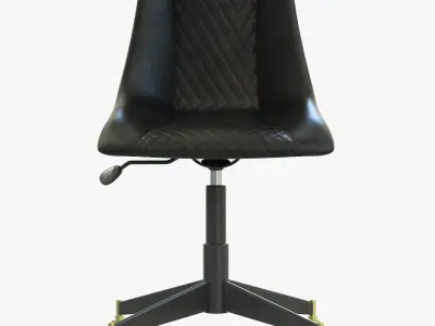 Restoration Hardware Bucket Seat Desk Chair 3D model