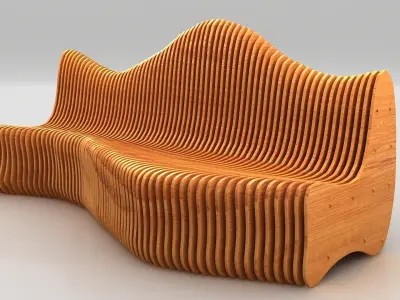 Parametric Sofa  3D model