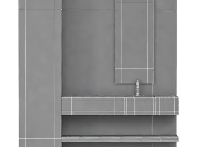 Bathroom furniture 1 3D model
