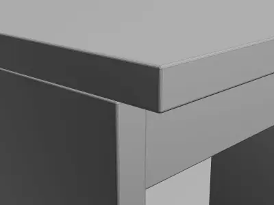 Table Low-poly 3D model