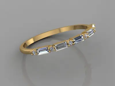 Women Ring 7 3D print model