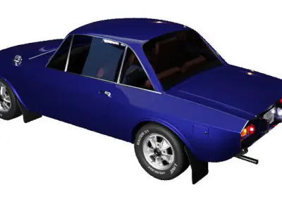 Classic Sports Car 3D model