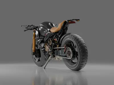 Naked Superbike 3D Model 3D model