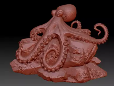 Octopus 3D print model