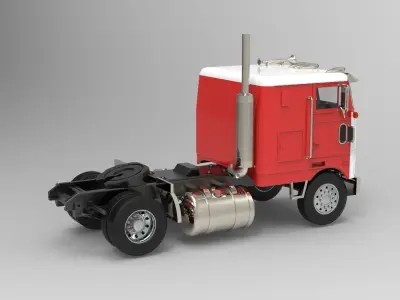 3D printing STL print Old American Truck Model KIT 3D print model