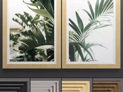 Art Frame 647 Low-poly 3D model