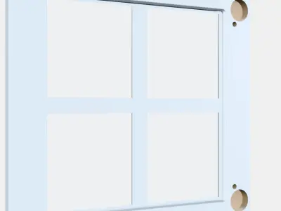 STENSUND Glass by 5 Low-poly 3D model