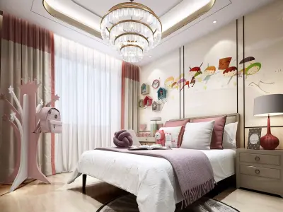 Children Room Interior 3D model