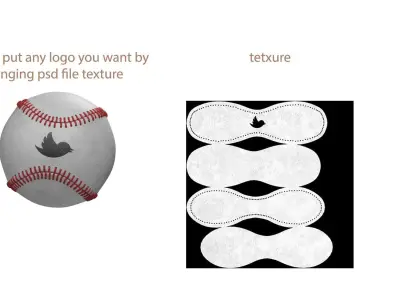 Baseball  ball    3D model