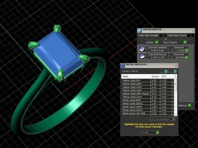 Engagment Jewelry Ring 214 3D print model