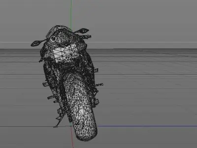 Motorcycle Yamaha 3D model