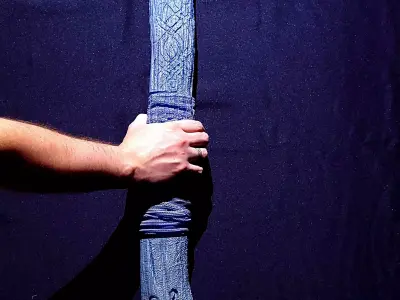 Kratos Leviathan  God of War STL for 3D Printing 3D print model