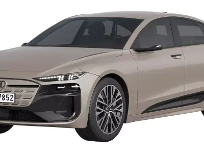 Audi A6 Sportback e-tron 2025 3D model