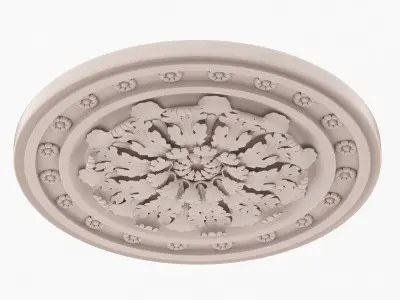 Classic Ceiling Medallion 31 3D model purchase