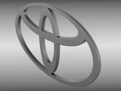 Toyota logo 3D model