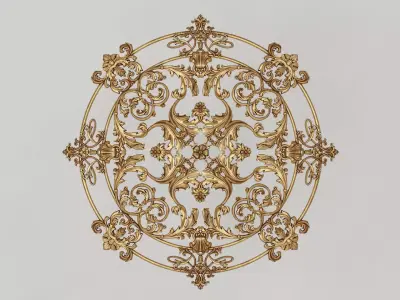 Decorative Rosette 3D model