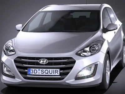 Hyundai i30 Tourer 2016 3D model