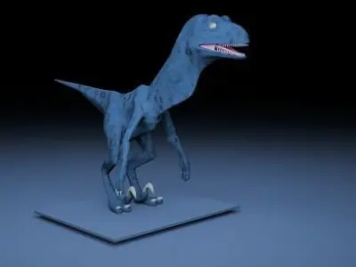 Veloraptor dinosaur 3D model