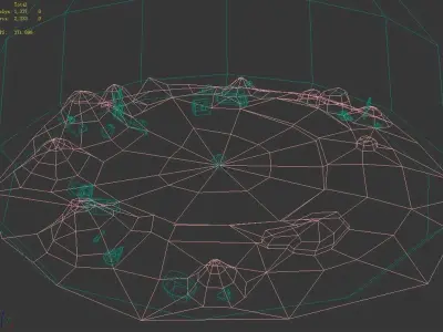 Game Low-Mode - Desert Underground Treasure 21 3D model