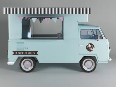 Food Truck 3D model by Sophia5050