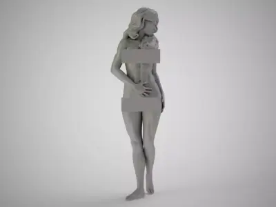Slim Woman 3D print model