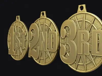 Award Medal 3D print model