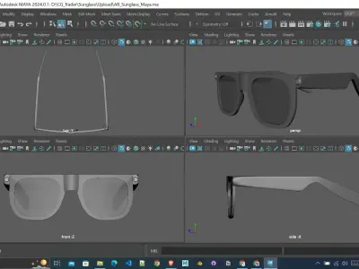 AR Sunglass for AR VR MR and 3D Printing 3D model