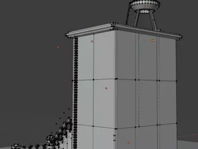 A house in the classic style of the city of New York 3D model