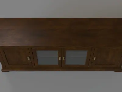 Crowne 72 Media Console 3D model