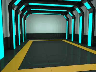 Room Parking lot 3D model