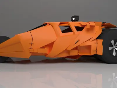 Futuristic Car 3D model purchase