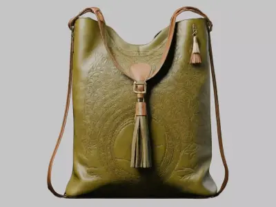 High Detail 3D Model of a Bag Low-poly 3D model